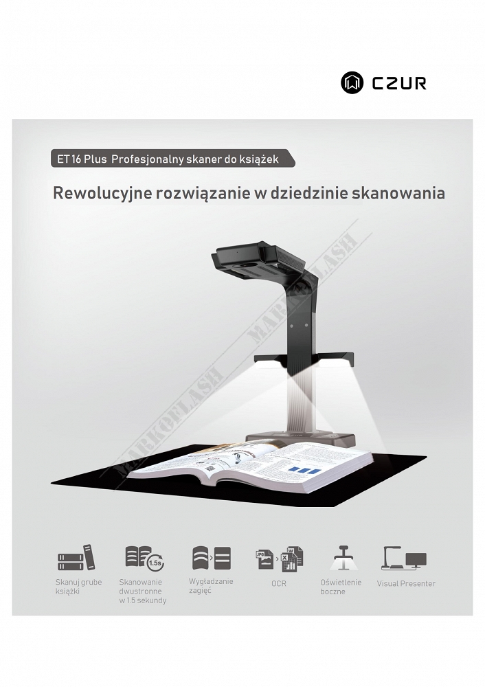 CZUR ET16 PLUS スキャナー ET-16-Plus