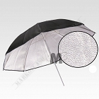 E9 Parasol srebrny 90cm wyciśnięta faktura