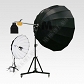 ES4 Parasol sferyczny srebrny 170cm